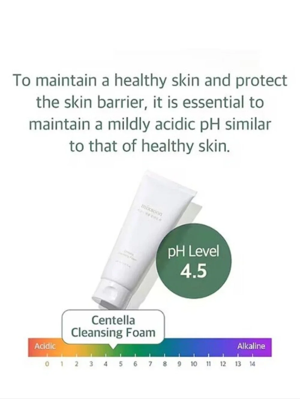 MIXSOON CENTELLA CLEANSING FOAM.